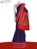 Pure Handloom Zari Butta Banarasi Crepe Silk Saree